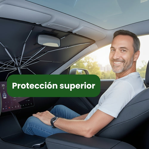 Tu auto nunca más se sentirá como un horno con el Parasol Tem Pro™