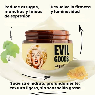 Vuelve a sentirte más joven con la crema EVIL GOODS!™